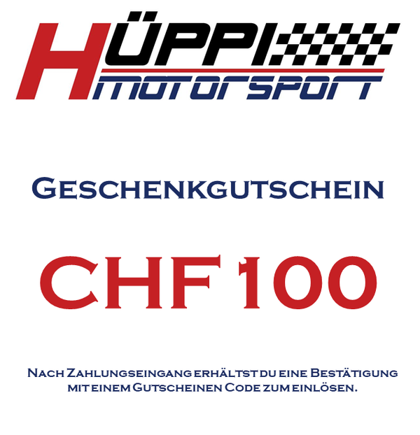GESCHENKGUTSCHEIN - CHF 100